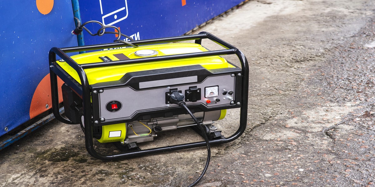 Generator Maintenance 101: Tips to Keep Your Power Running—Expert Electric highlights an outdoor-ready neon generator built for wet conditions.
