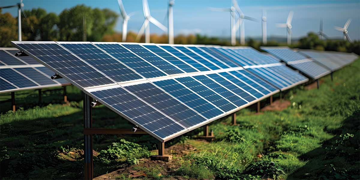 How Solar Power Is Reducing Carbon Footprints Globally A rural solar farm installed by Expert Electric demonstrates how solar power is reducing carbon footprints globally by harnessing renewable energy from open landscapes.